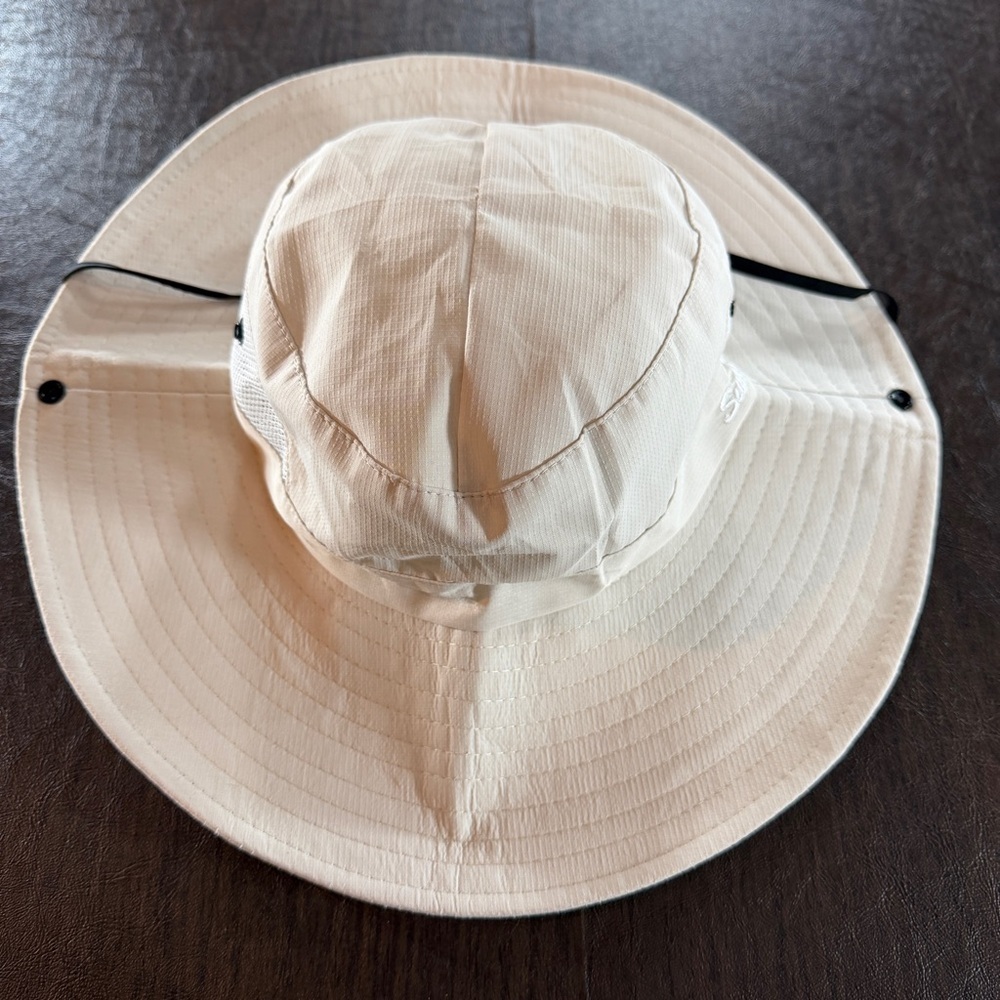 Cream Wide Brim Sun Hat